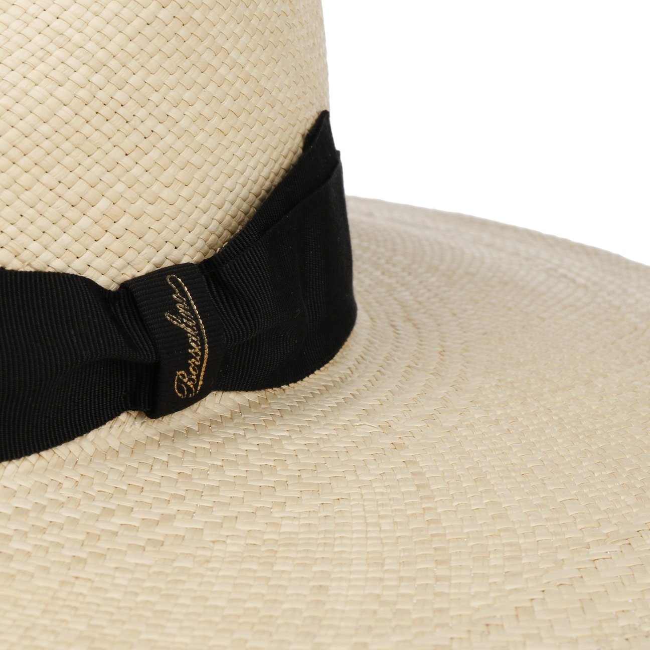 Borsalino Andrea Panama Hat - Classic Straw Fedora for Men & Women | Perfect for Beach, Summer Outfits, and Outdoor Events