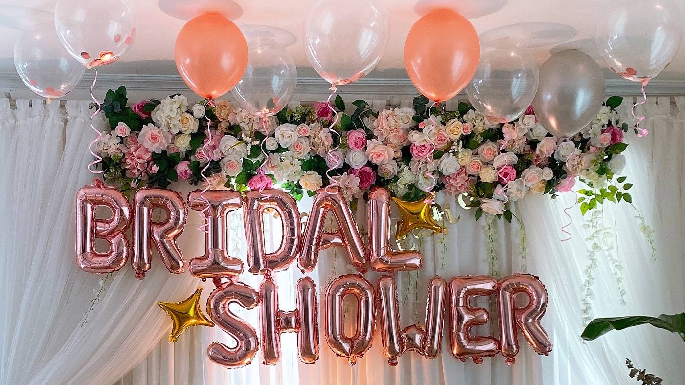 Elegant Bridal Shower Flower Garland Decor Set - Perfect for Wedding Decorations, Baby Showers & Party Backdrops