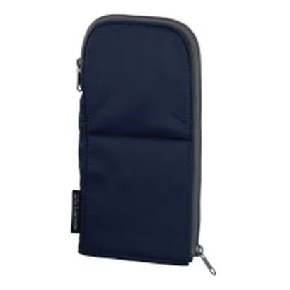 Neocritz Flat Pen Case by KOKUYO - Slim Pencil Pouch for School, Office & Travel - Organize Pens, Markers & Stationery - Perfect for Students, Professionals & Artists