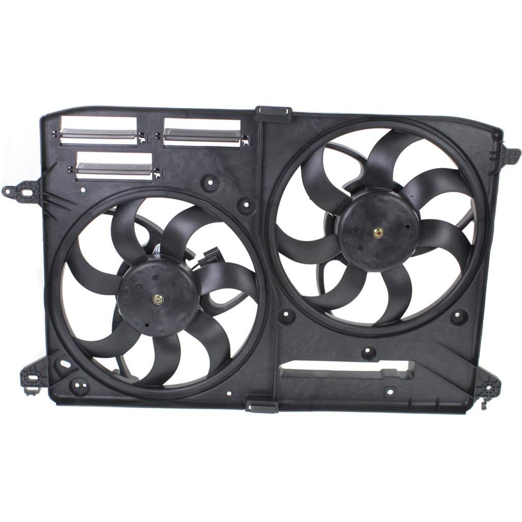 Ford Fusion A/C Radiator Fan Assembly 2013-2016 | Compatible with 1.6L Turbo Engine & Part Numbers FO3115196, DG9Z 8C607 B | Perfect for Cooling System Repair & Replacement