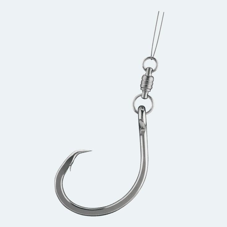 BKK Monster Circle Drifting Special Hooks - Premium Fishing Hooks for Saltwater & Freshwater - Strong & Sharp Fishing Hooks for Bass, Trout, Catfish - Ideal for Drifting, Trolling & Casting Techniques