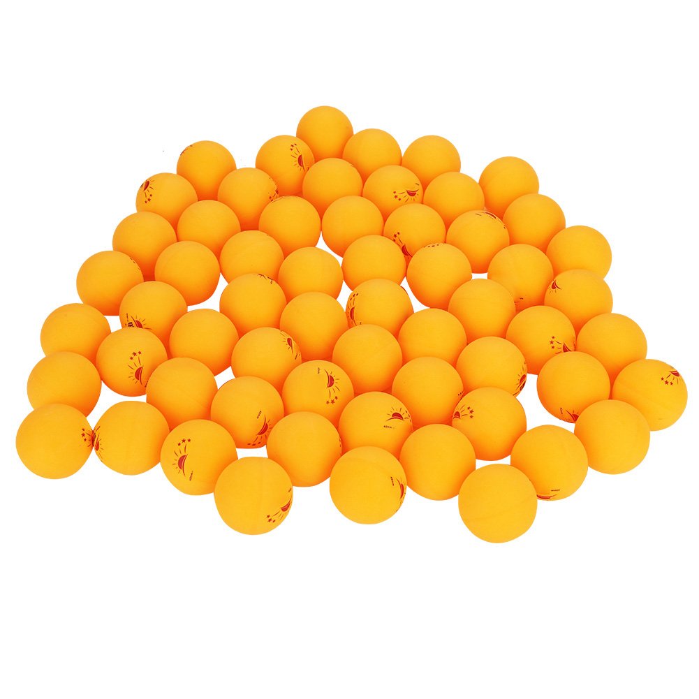 60 Pcs 3-Star 40mm Table Tennis Balls - Premium Competition & Training Balls for Indoor & Outdoor Play (Orange) - Perfect for Practice, Tournaments, and Recreational Games