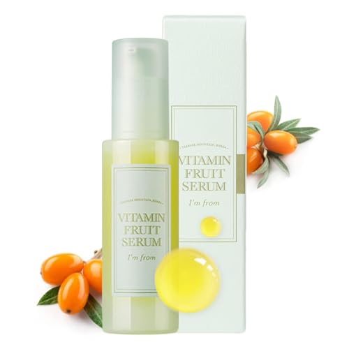 I'm From Vitamin Fruit Serum 30ml - 86.7% Lemon Fruit Extract for Brightening & Glowing Skin | Korean Vegan Skincare | Dark Spot Corrector for Face | Perfect for Morning Routine & Anti-Aging Care