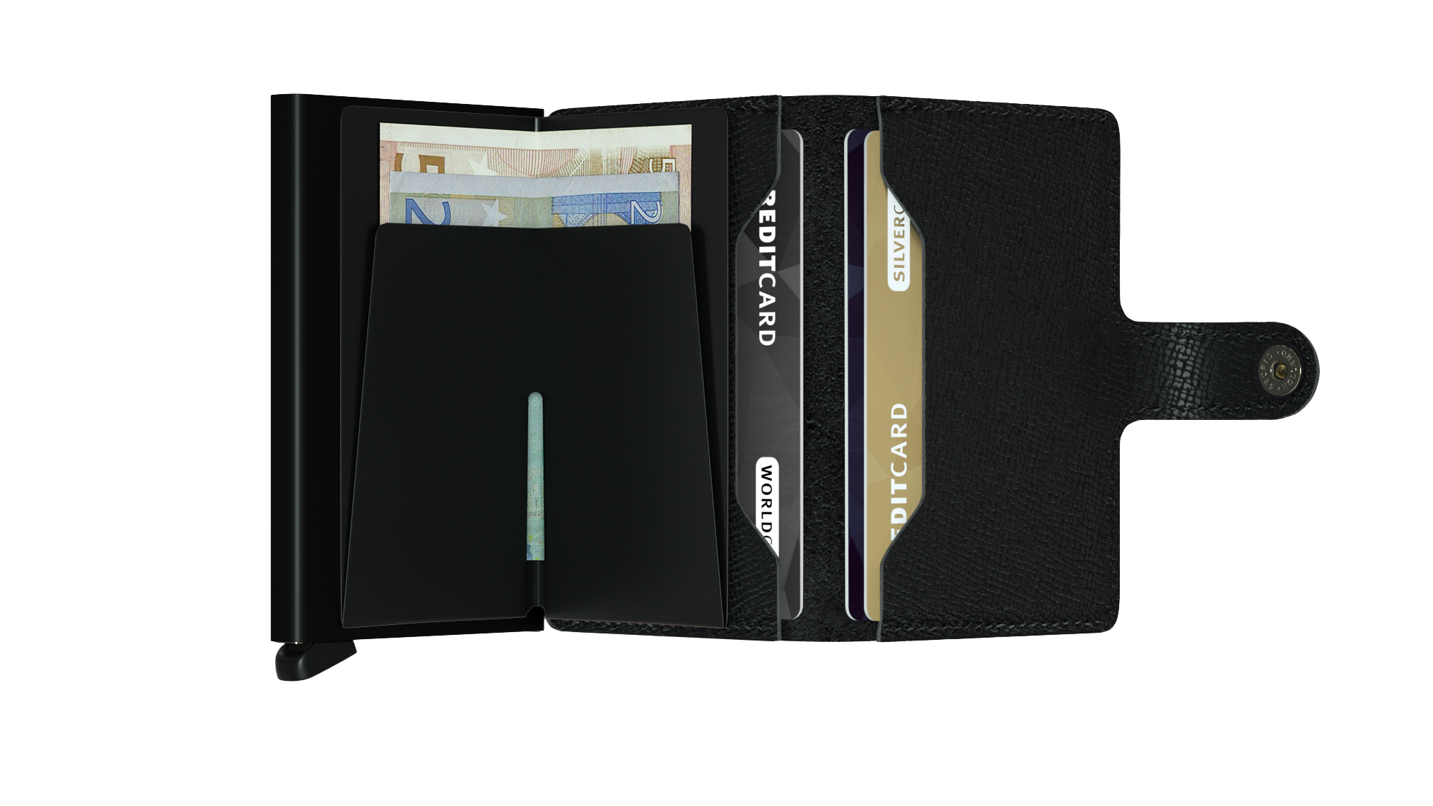 SECRID Miniwallet Crisple - Slim RFID Blocking Wallet for Men & Women | Compact & Secure Card Holder for Travel, Business & Everyday Use