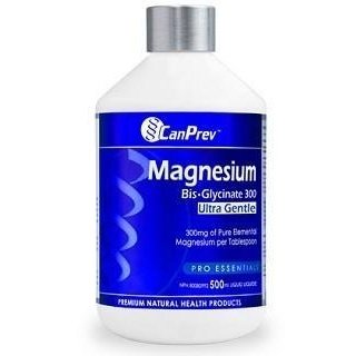 Canprev Magnesium Bisglycinate 300 Ultra Gentle 500ml - Supports Muscle Relaxation, Sleep & Stress Relief - Perfect for Athletes & Busy Professionals