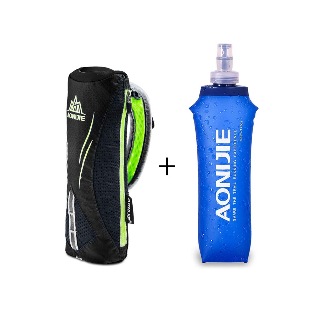 Aonijie 500ml Running Water Bottle with Hand Strap - Hydration Pack for Jogging & Hiking