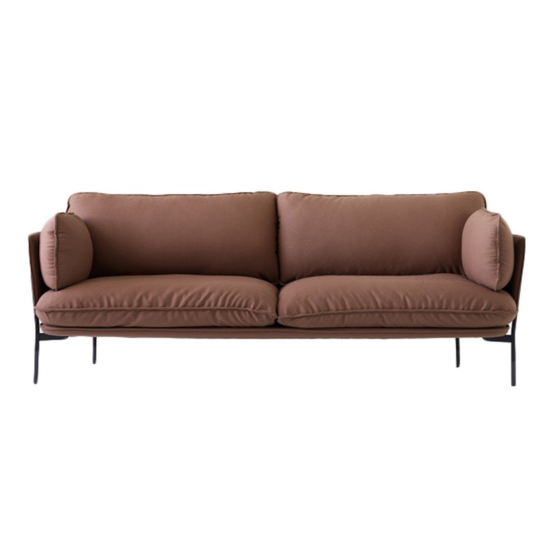 Cloud LN3.2 3-Seater Sofa - Modern Fabric Couch for Living Room, Lounge & Apartment - Comfortable Sectional Sofa with Soft Cushions for Family Relaxation & Entertainment