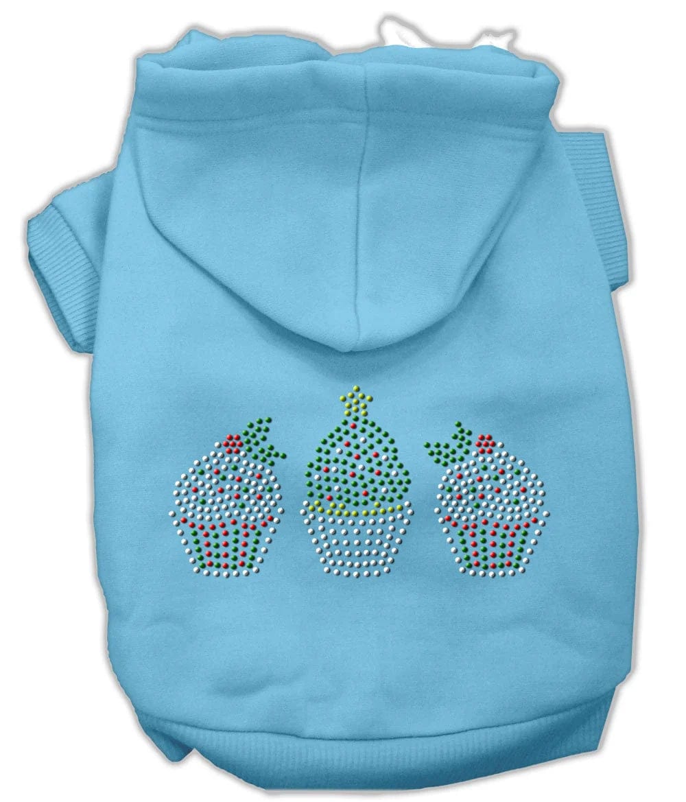 Sparkly Rhinestone Cupcake Hoodie for Women - Trendy Sweatshirt with Glitter Design - Perfect for Parties, Birthdays & Casual Wear