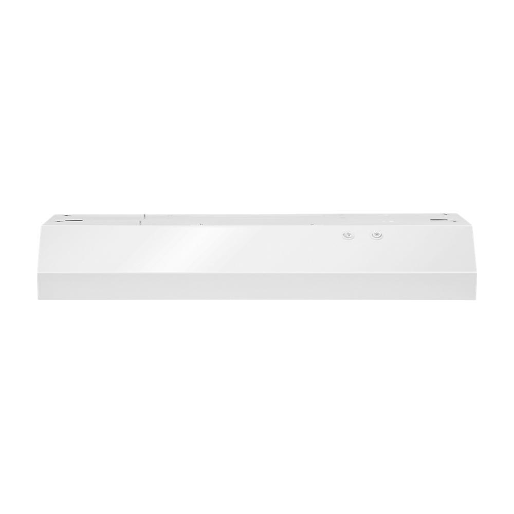 Amana WVU17UC0JW 30-Inch Range Hood with Full-Width Grease Filters - Powerful Kitchen Ventilation for Smoke & Odor Removal - Perfect for Home Cooking, Grilling, and Heavy-Duty Kitchen Use