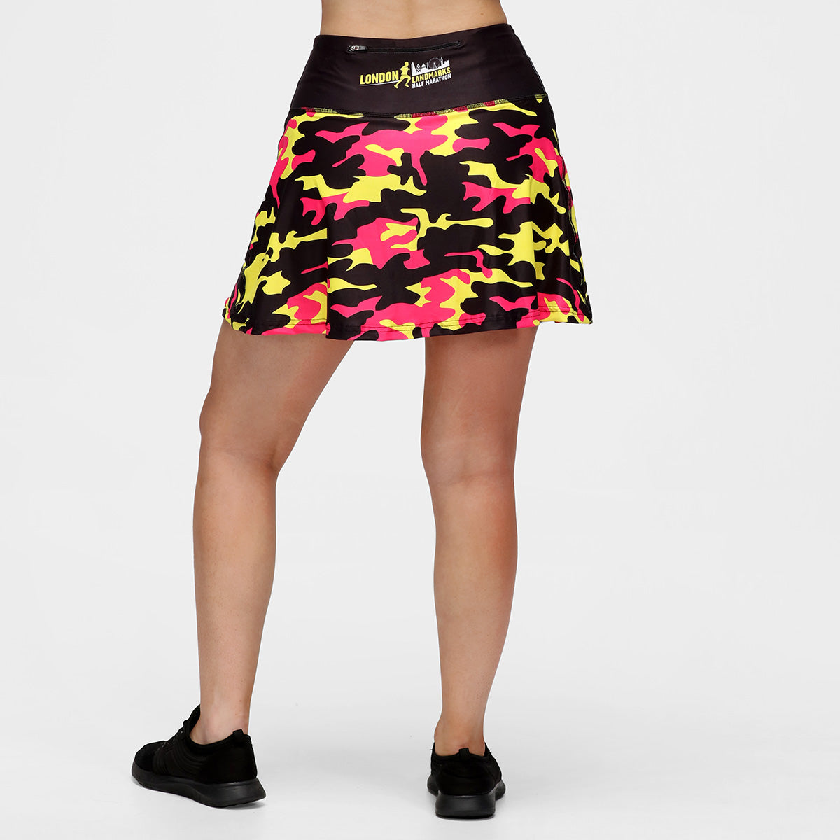 LLHM Women's Camo Print Skort - Stylish Athletic Skirt with Shorts for Running, Tennis & Outdoor Activities