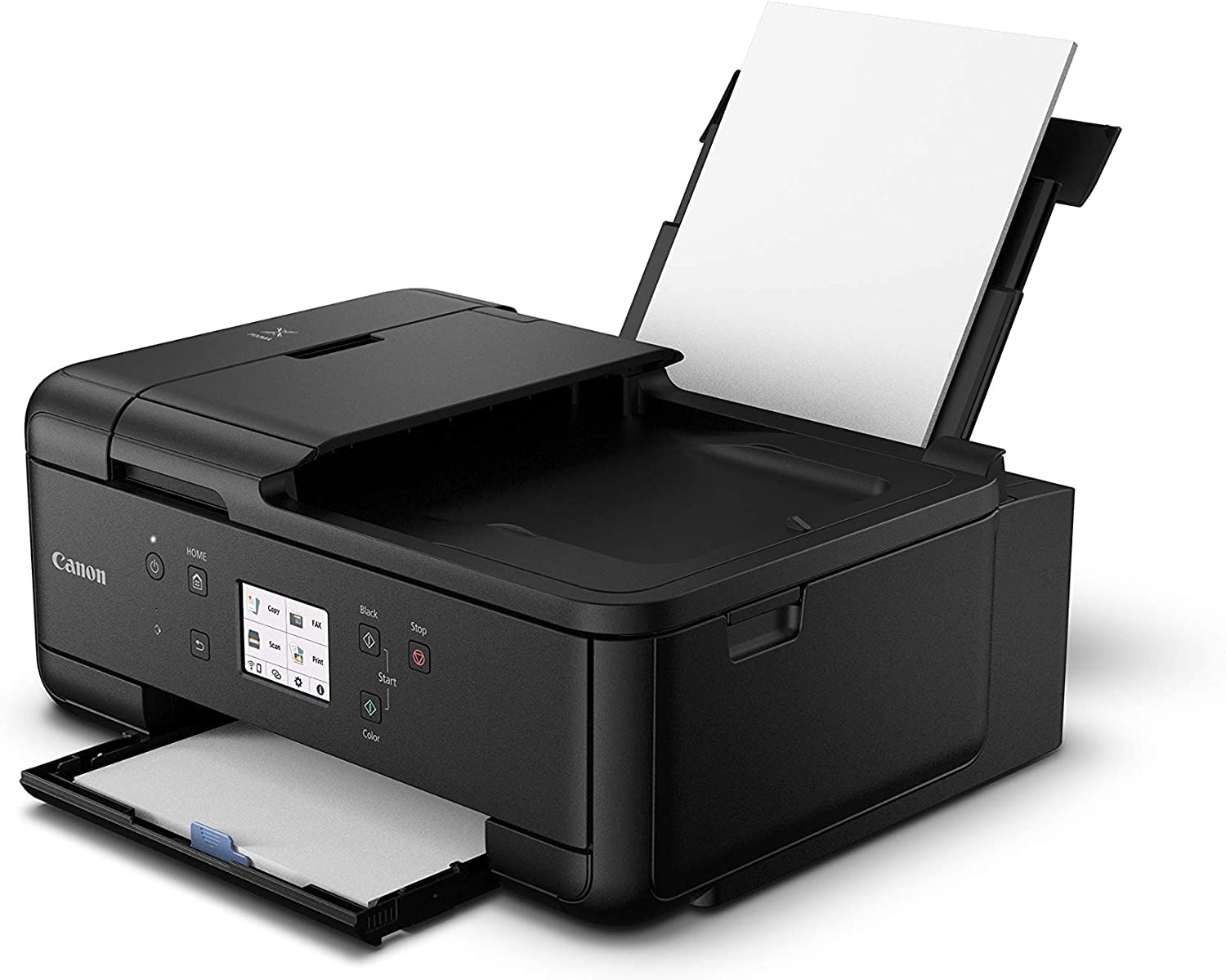 Canon PIXMA TR7620a Wireless All-in-One Inkjet Printer with Scanner, Copier & Fax - Black (4452C023) for Home Office & Small Business Printing Needs