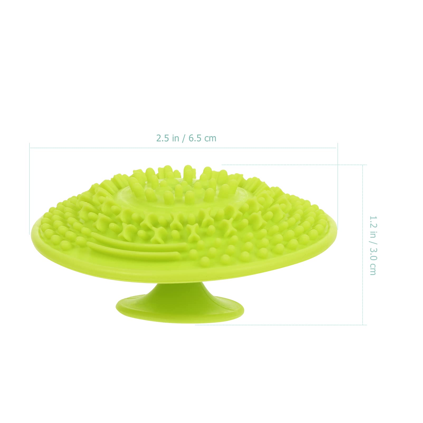 Beaupretty Silicone Makeup Brush Cleaning Mat - 3 Pack Cosmetic Brush Scrubber with Suction Cups | Portable Makeup Brush Cleaner for Women & Girls | Perfect for Home, Travel & Professional Salon Use | Grass Green