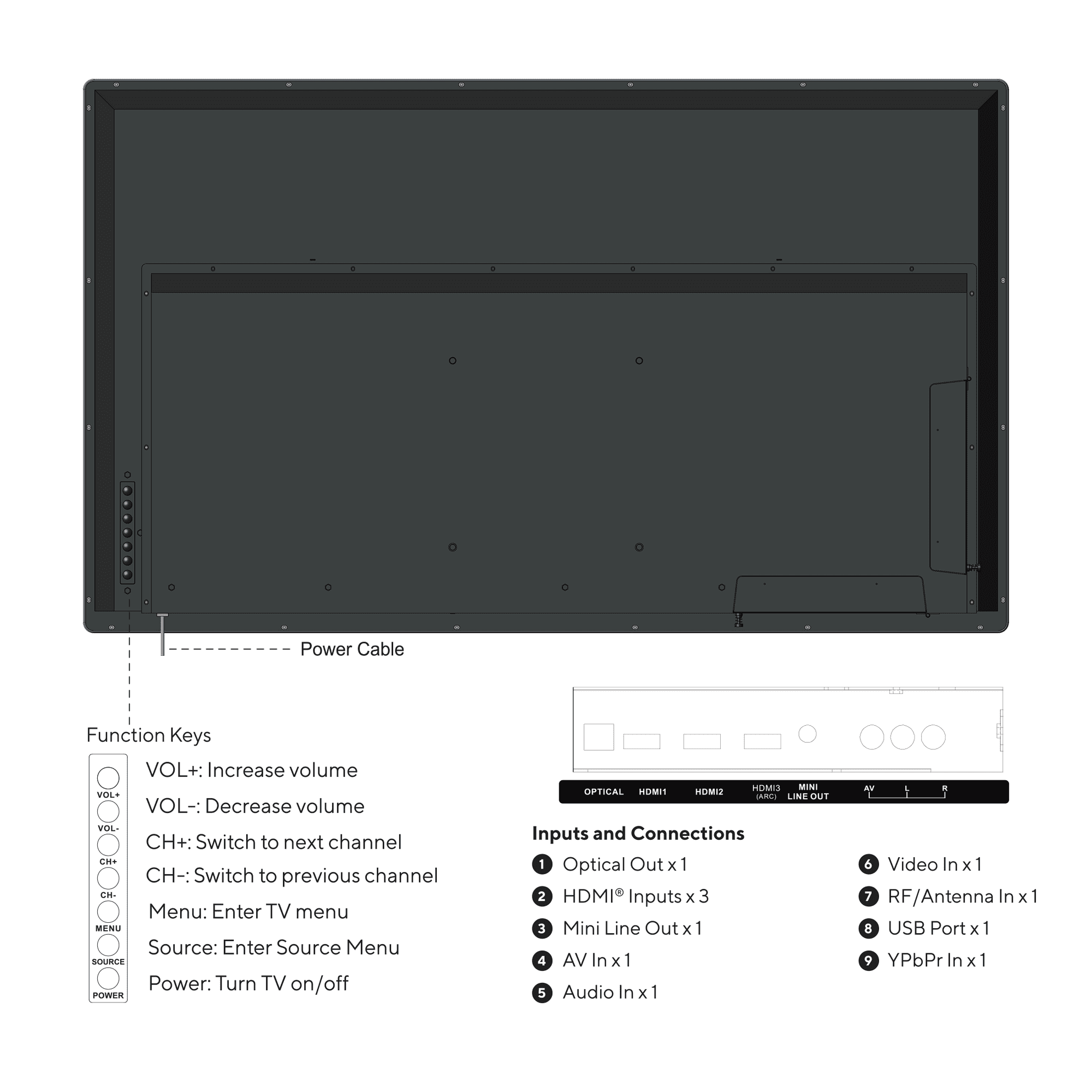 DuraPro DRPTV430SM 43 Inch 4K UHD Outdoor Smart LED TV - Weatherproof, Sunlight Readable for Patio, Backyard & Poolside Entertainment
