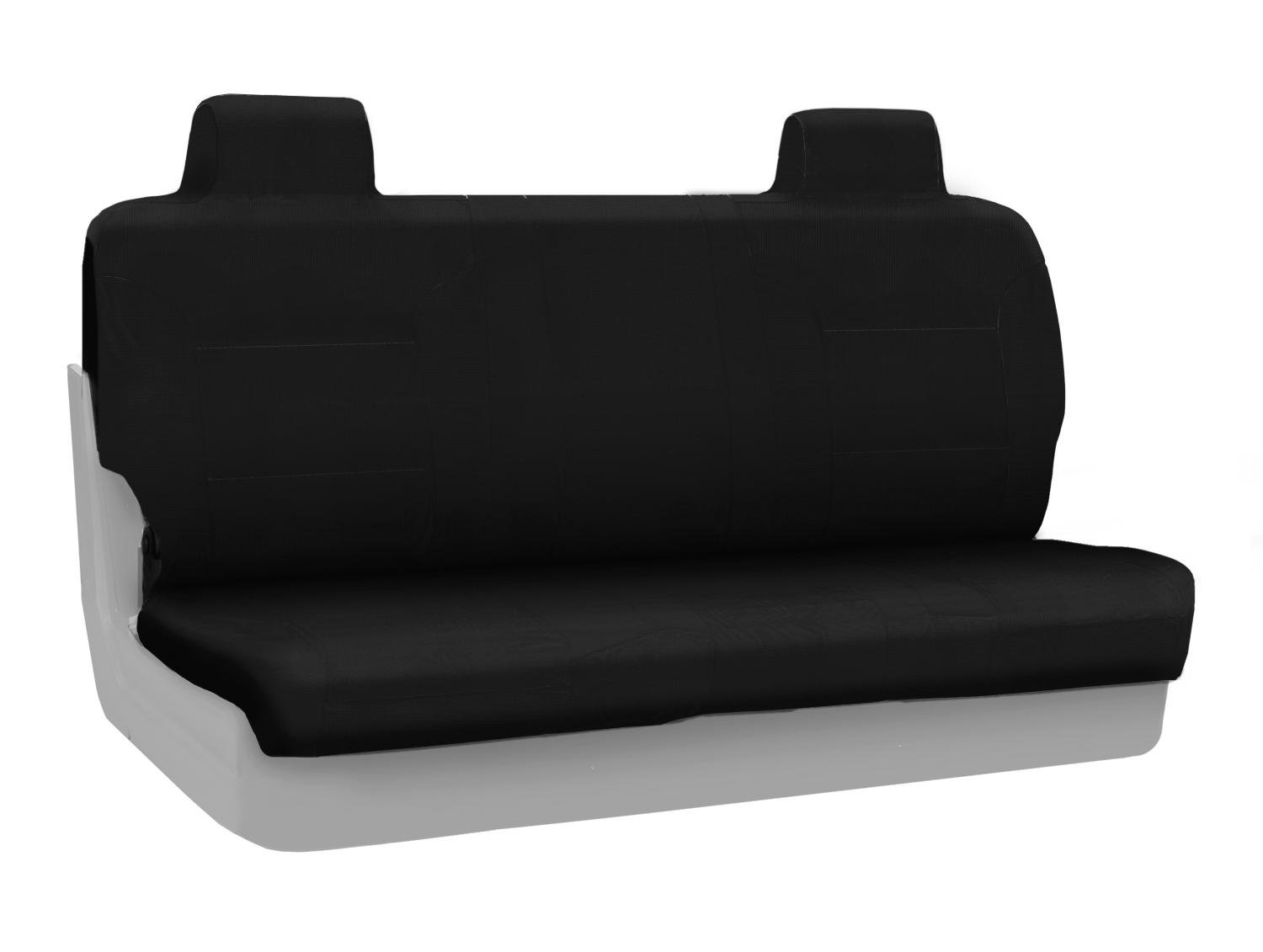 Coverking Custom Fit Front Solid Bench Seat Cover for Ford F150 F250 F350 - Ballistic Nylon (Black) | Durable Protection for Truck Seats | Perfect for Work, Off-Road & Daily Commute
