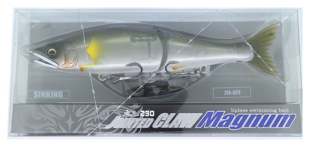 GAN Craft Jointed Claw Magnum 230 Fishing Lure - Premium Saltwater & Freshwater Bass Fishing Bait for Anglers - Ideal for Trolling, Casting, and Deep Water Fishing