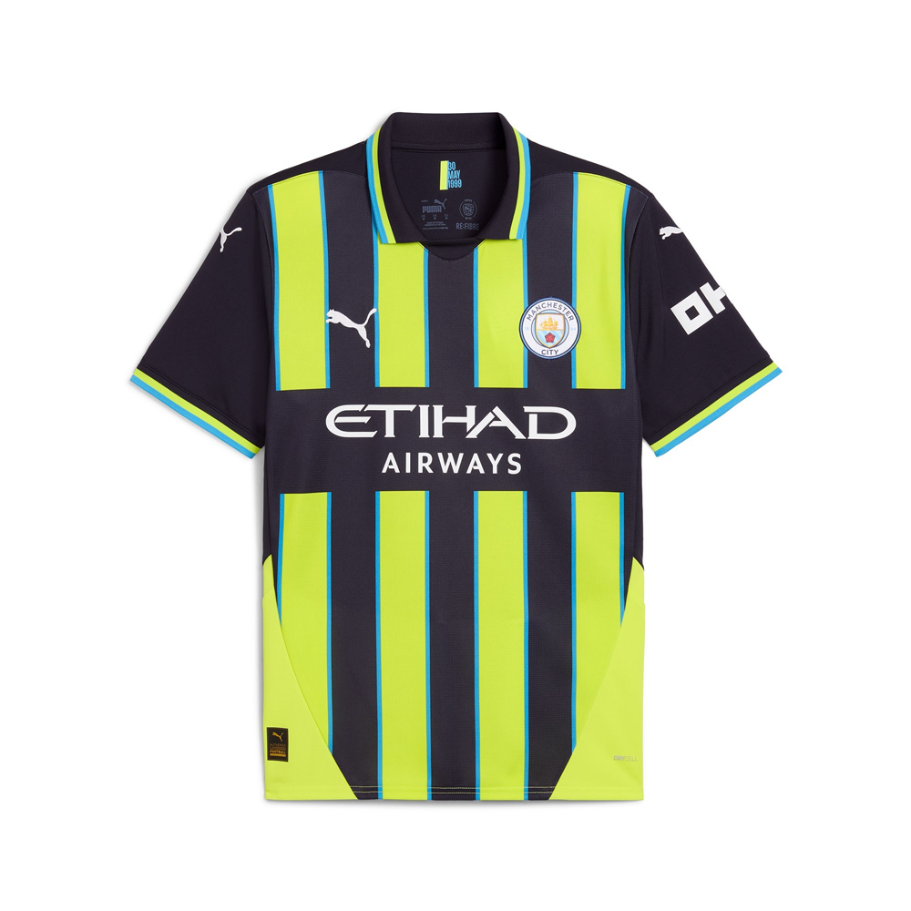 Manchester City FC 2024/25 Youth Away Soccer Jersey - Official Replica Kit for Kids & Teens - Perfect for Matches, Training & Fan Support