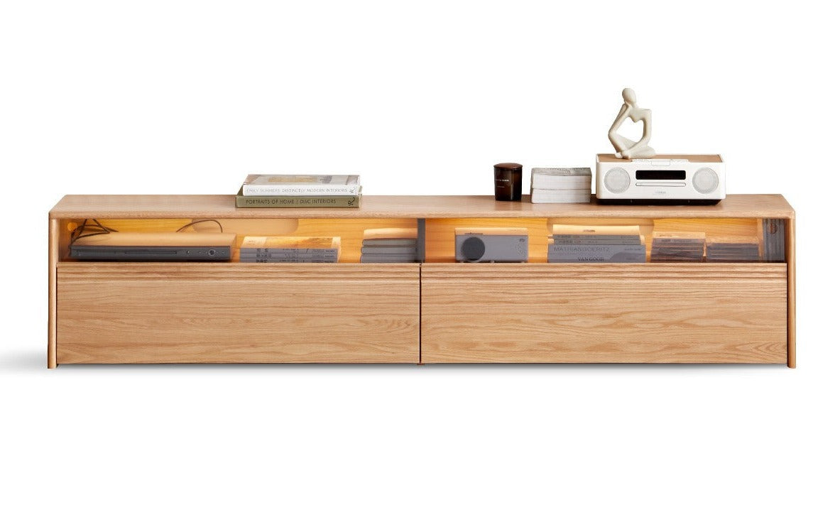 94.4x15x16.3 inch/ 240x38x41.5cm/ Natural Wood color/ Oak TV cabinet