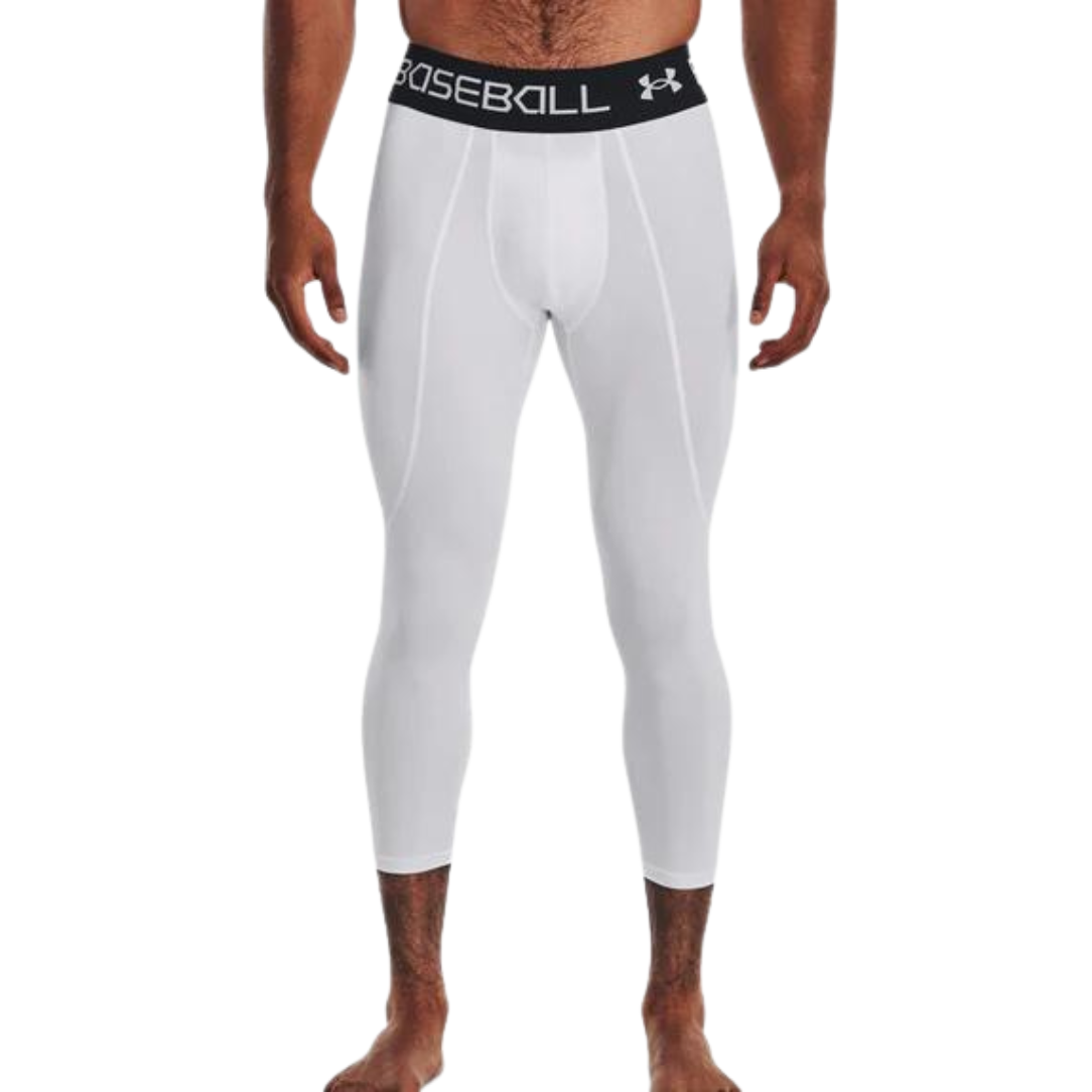 Under Armour Men's UA Utility ArmourPrint 3/4 Slider Compression Pants - Moisture Wicking Workout & Training Base Layer for Running, Gym & Sports (Style #1373981-100)