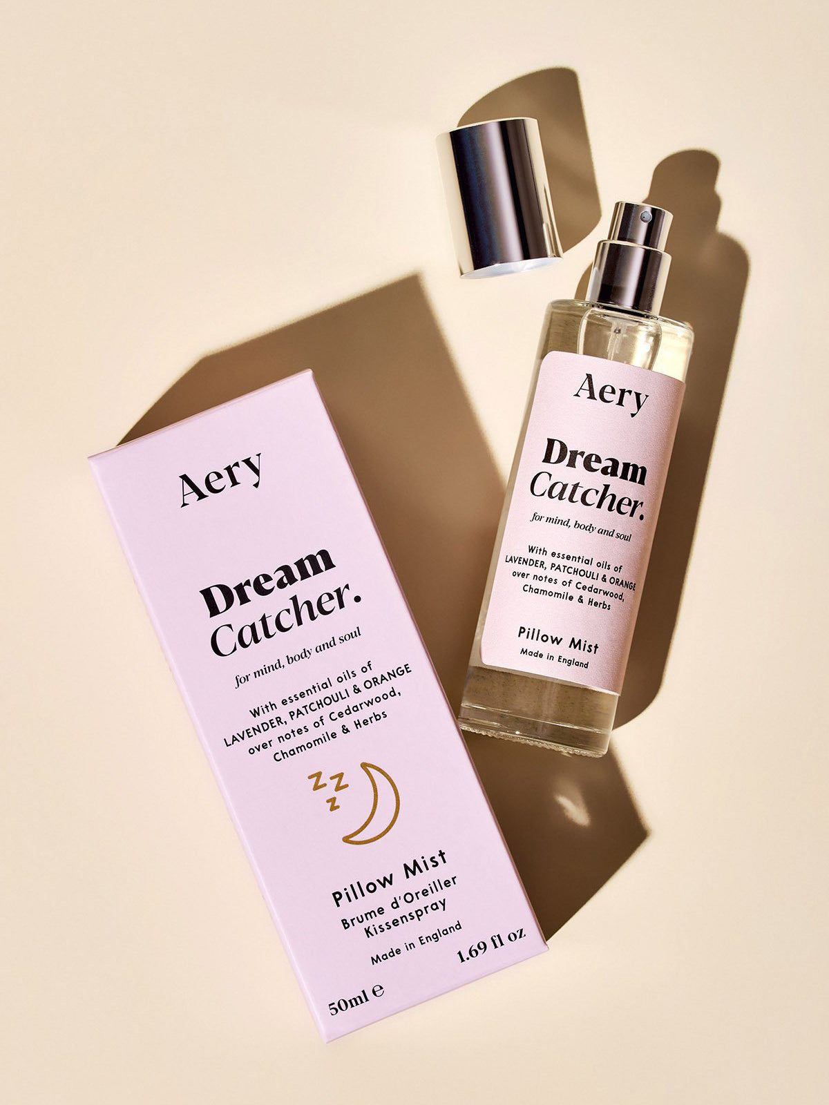 Aery Aromatherapy Pillow Spray - Dream Catcher Essential Oil Mist for Relaxation & Better Sleep | Perfect for Bedtime, Meditation & Stress Relief