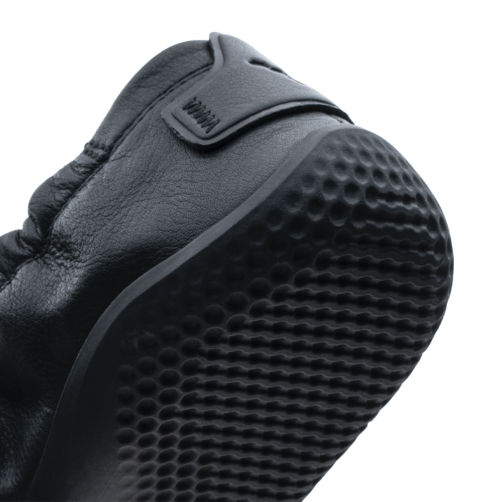 Vivobarefoot Primus Asana Yin Ballerina Leather Women's Barefoot Shoes - Obsidian Black | Minimalist Zero Drop Footwear for Yoga, Pilates & Everyday Comfort