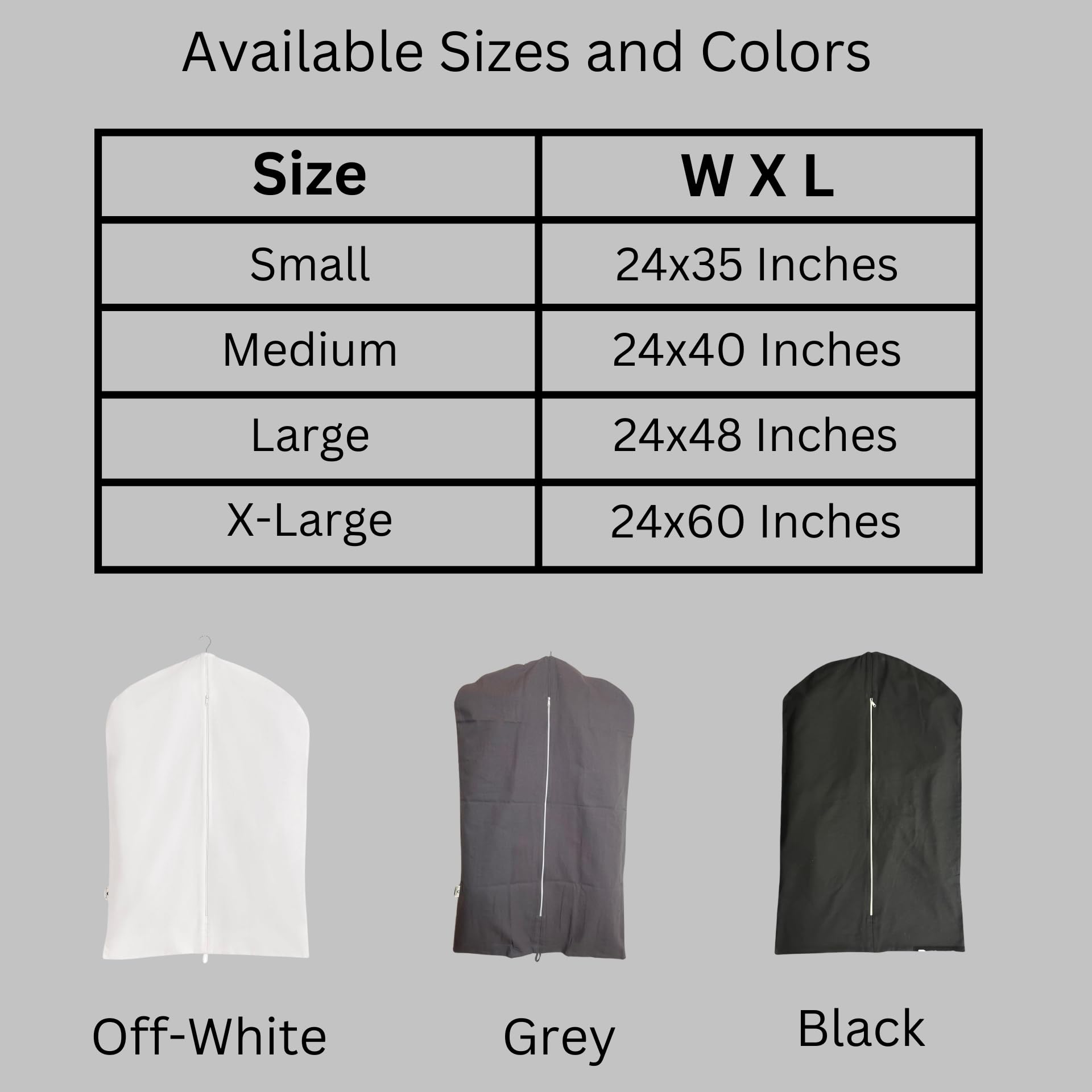 Premium Organic Linen Garment Bag - Eco-Friendly Travel Suit Cover with Full Zipper for Coats, Dresses & Closet Storage | Carbon Neutral Certified (24