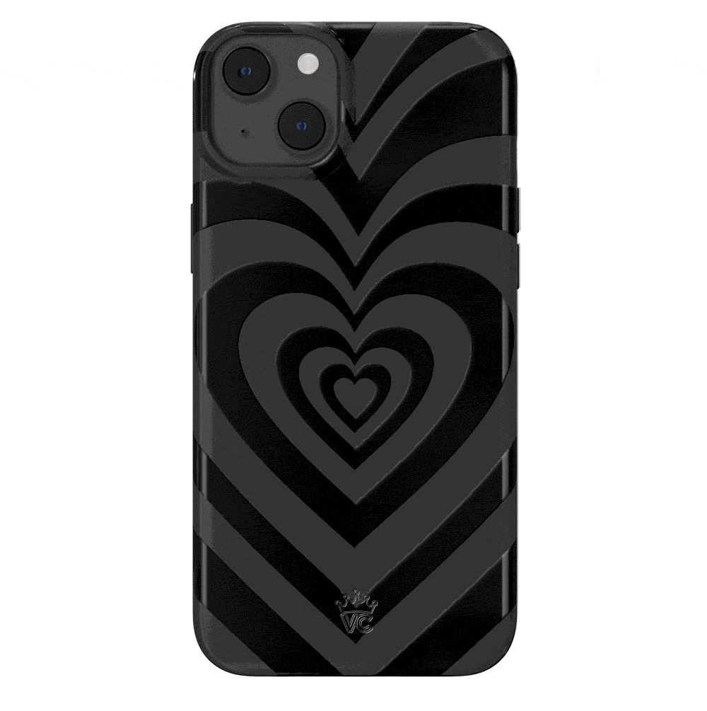 Sweethearts Noir iPhone Case - Trendy Protective Cover for iPhone 13/14/15 Pro Max - Slim Shockproof Phone Case with Stylish Design - Perfect for Everyday Use, Travel & Gifting
