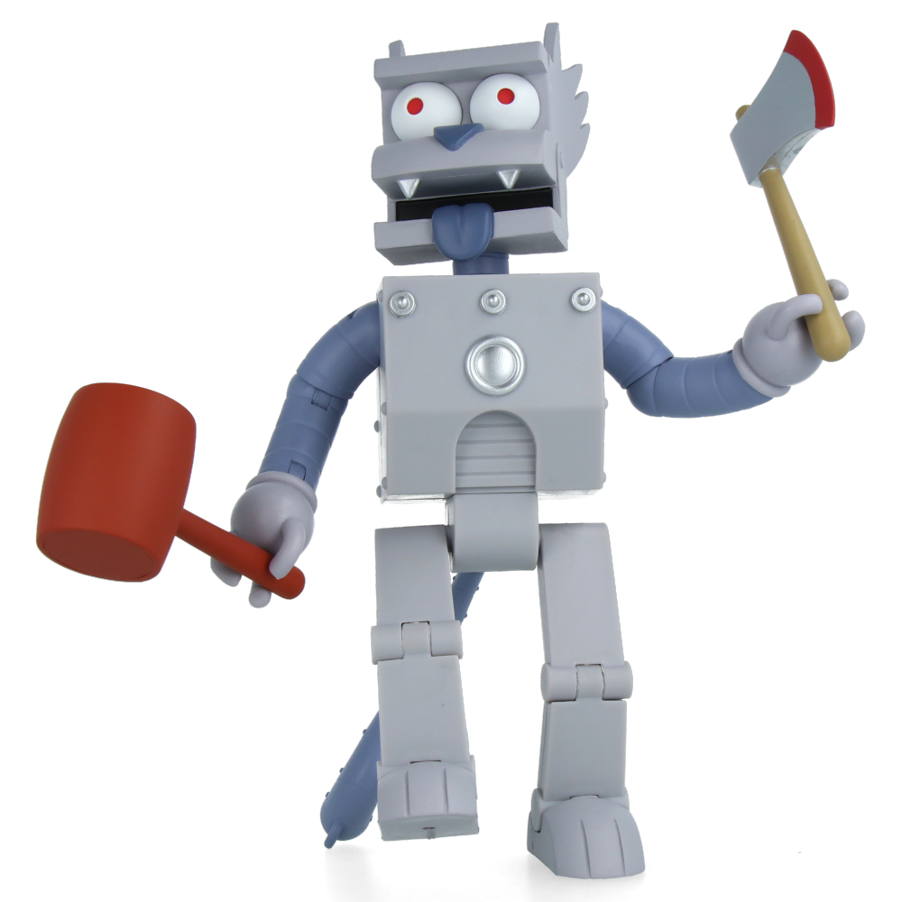 Ultimate Robot Scratchy Figurine from The Simpsons - Collectible Action Figure for Fans & Display