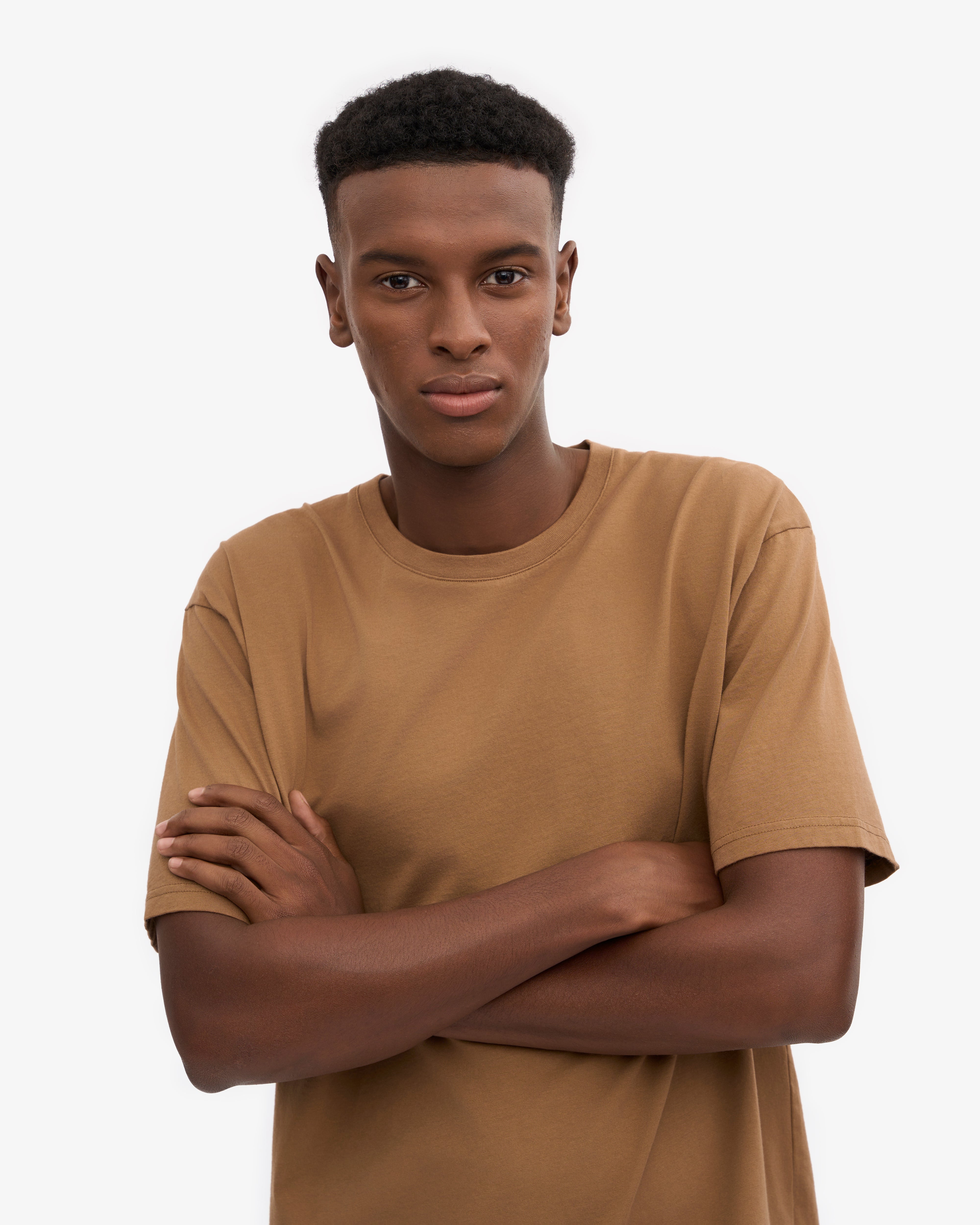 Premium Organic Cotton Classic T-Shirt - Sahara Camel Color - Soft & Breathable for Everyday Wear, Casual Outfits, and Layering
