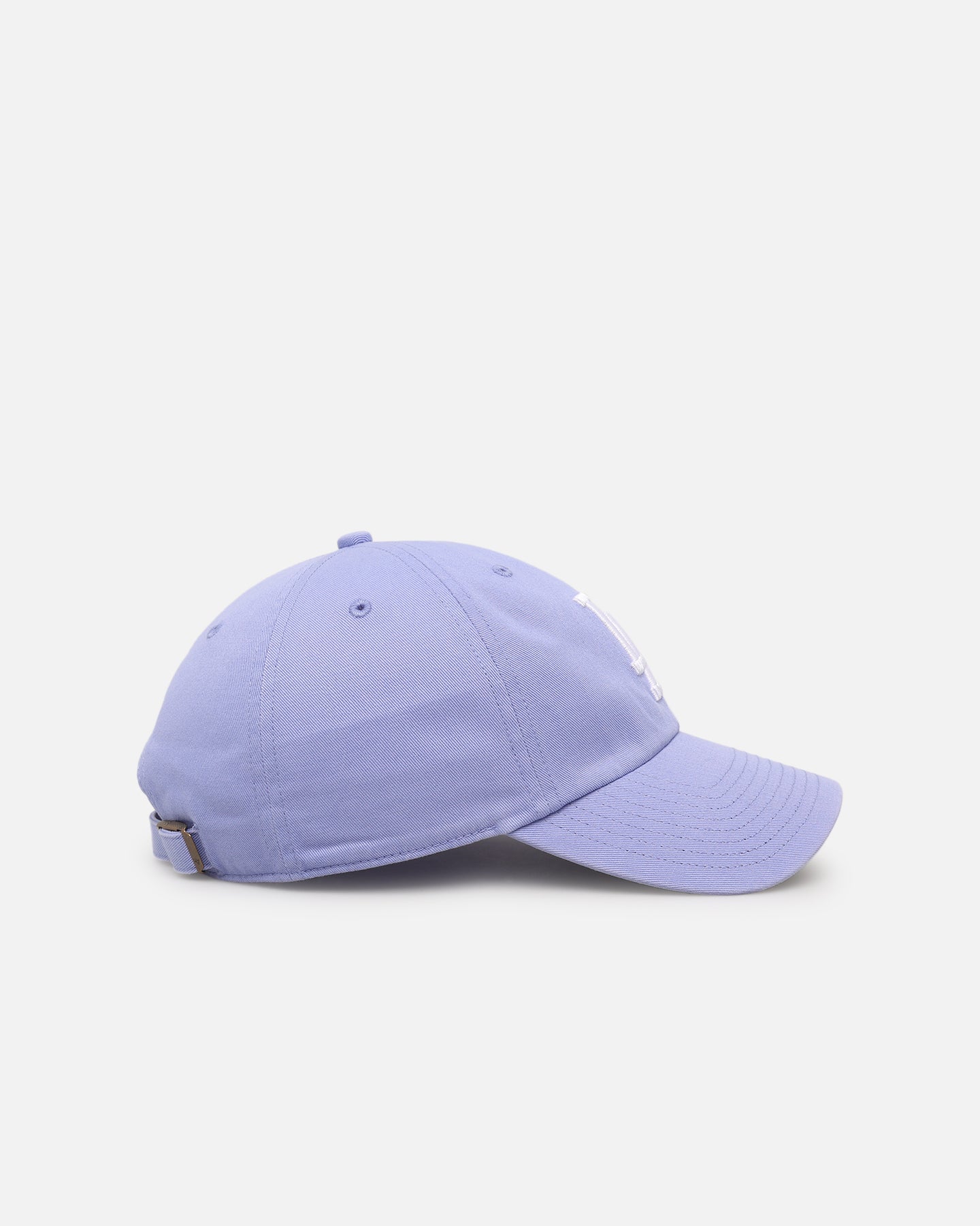 47 Brand Los Angeles Dodgers 'Ballpark' 47 Clean Up Adjustable Strapback Cap in Lavender - Perfect for Baseball Games, Casual Wear & Sports Fan Fashion