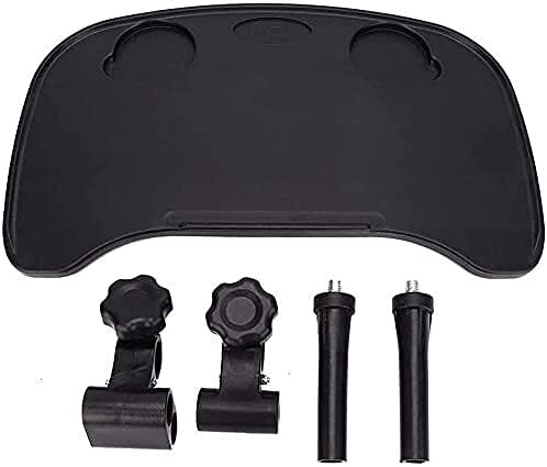 Universal Wheelchair Tray - Thickened Anti-Slip Plastic Lap Desk for Manual/Electric Wheelchairs | Wheelchair Accessories for Dining, Reading & Work