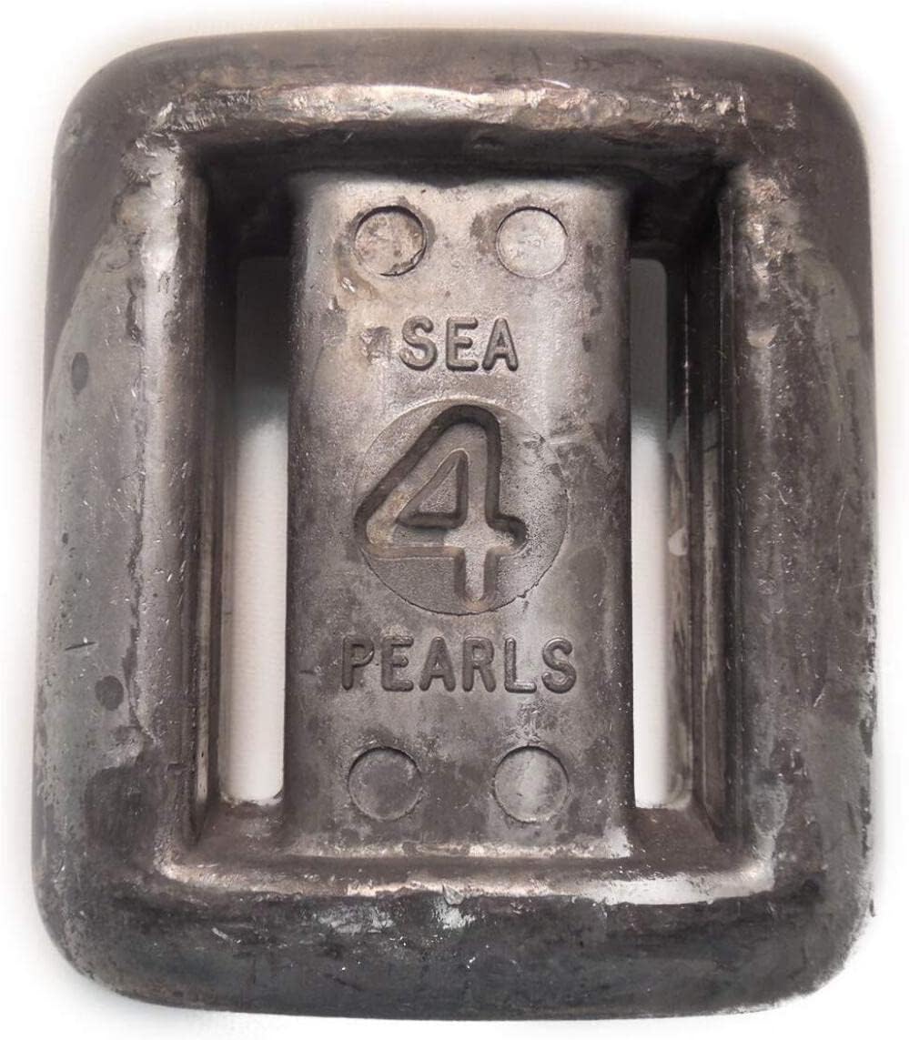 Premium Sea Pearls Lead Fishing Weights for Saltwater & Freshwater - Ideal for Surf Fishing, Bottom Fishing & Crabbing