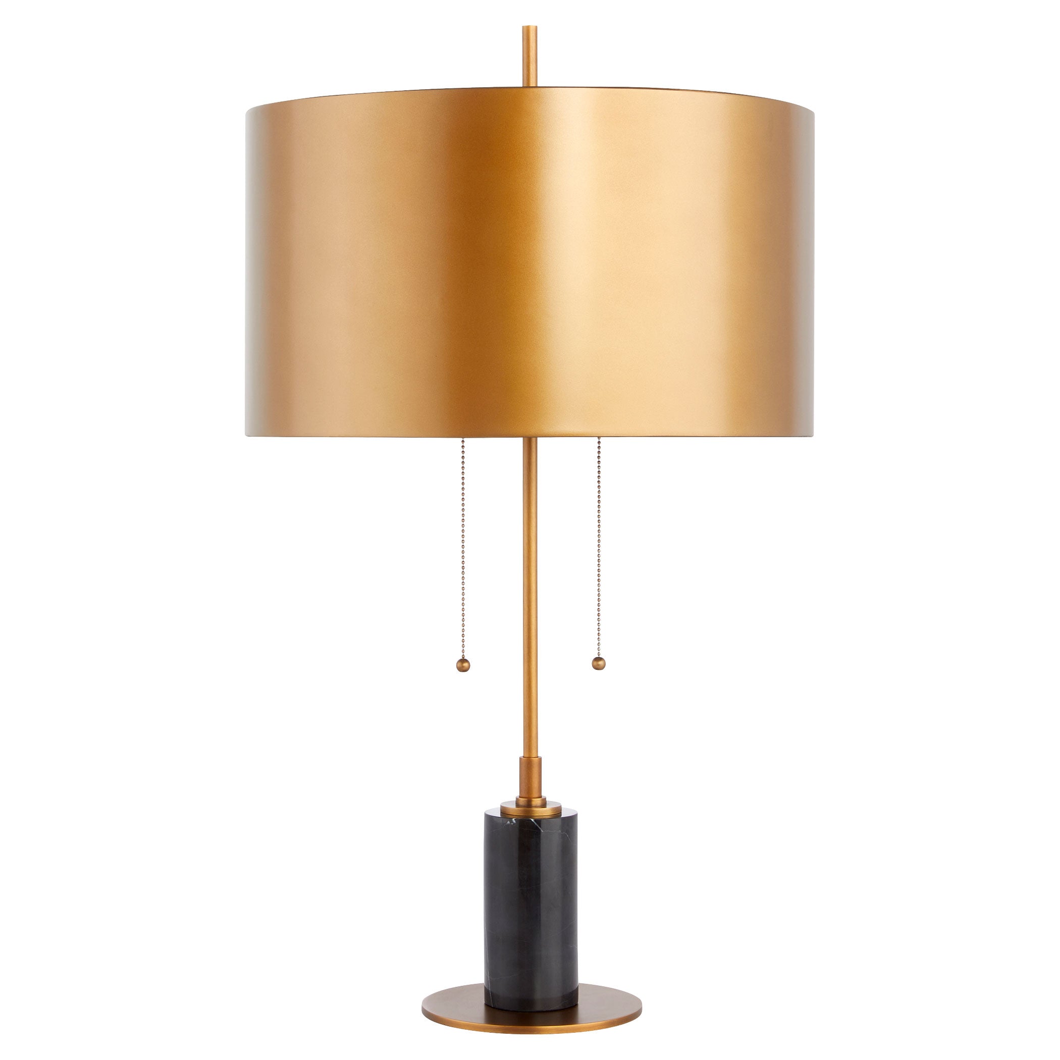 Cyan Design 11711 McArthur Table Lamp - Black & Brass Finish, Modern Desk Lamp for Living Room, Bedroom, or Office Decor