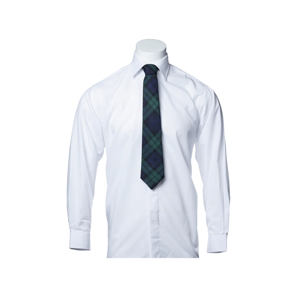 Stylish Black Tartan Tie for Men - Classic Plaid Necktie for Business, Weddings & Formal Occasions