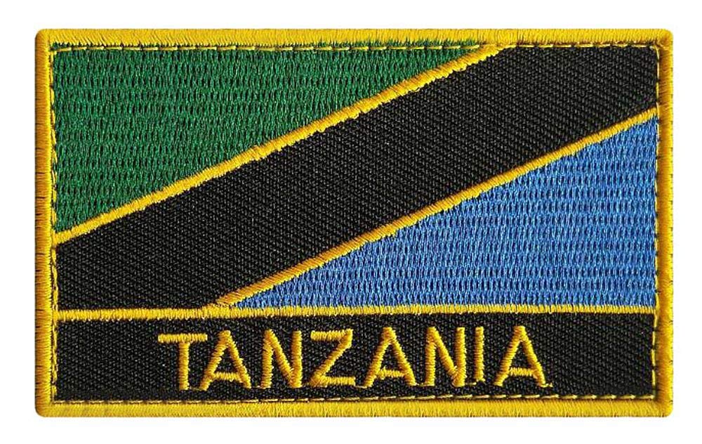 GAMESPFF Tanzania Tactical Patch - Iron On/Sew On Military Morale Patch for Uniforms, Hats & Backpacks - Perfect for Outdoor, Airsoft & Military Enthusiasts
