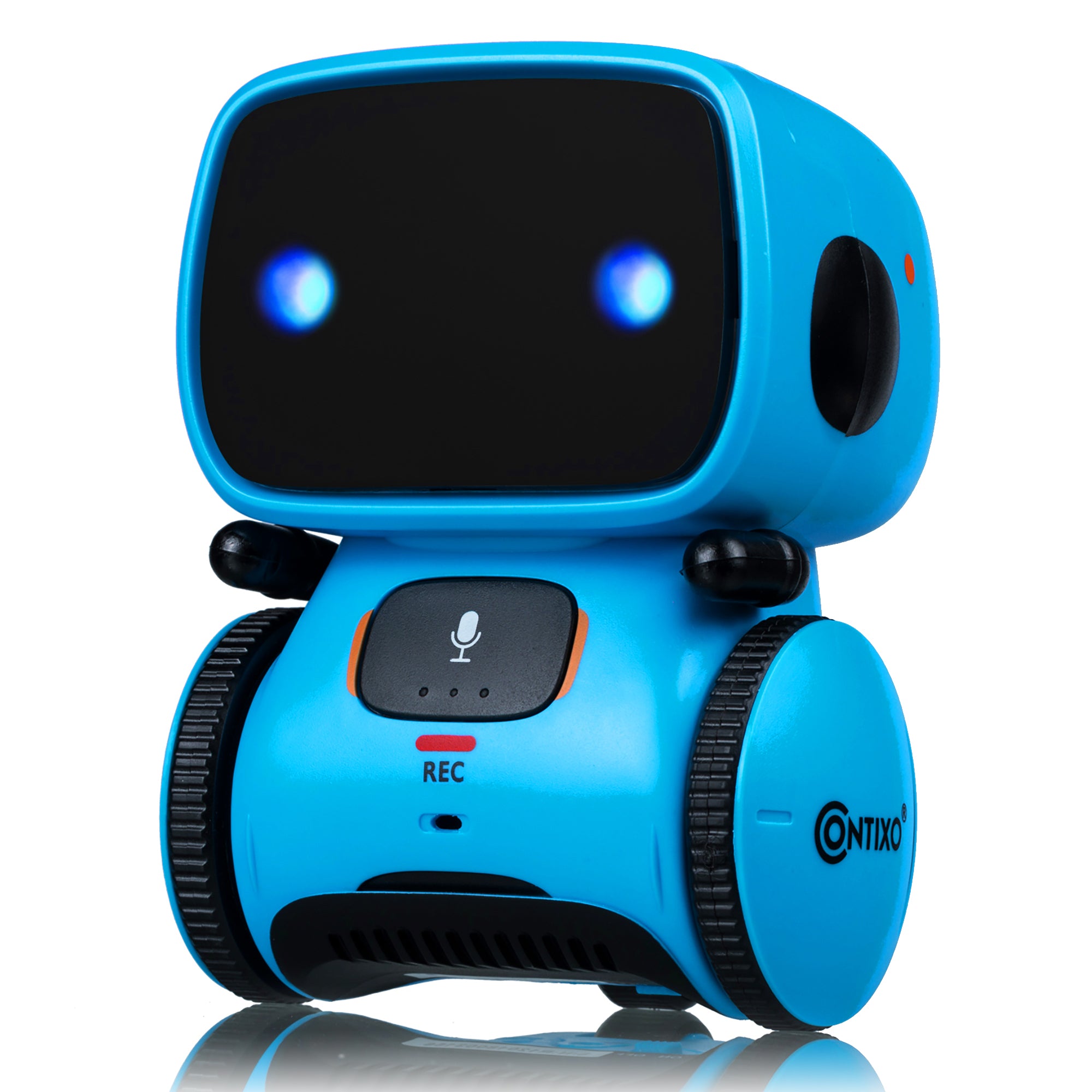 Contixo R1 Interactive Learning Robot - STEM Educational Toy for Kids Ages 3-8, Blue | Fun Coding & Language Learning Games | Perfect for Home & Classroom Use