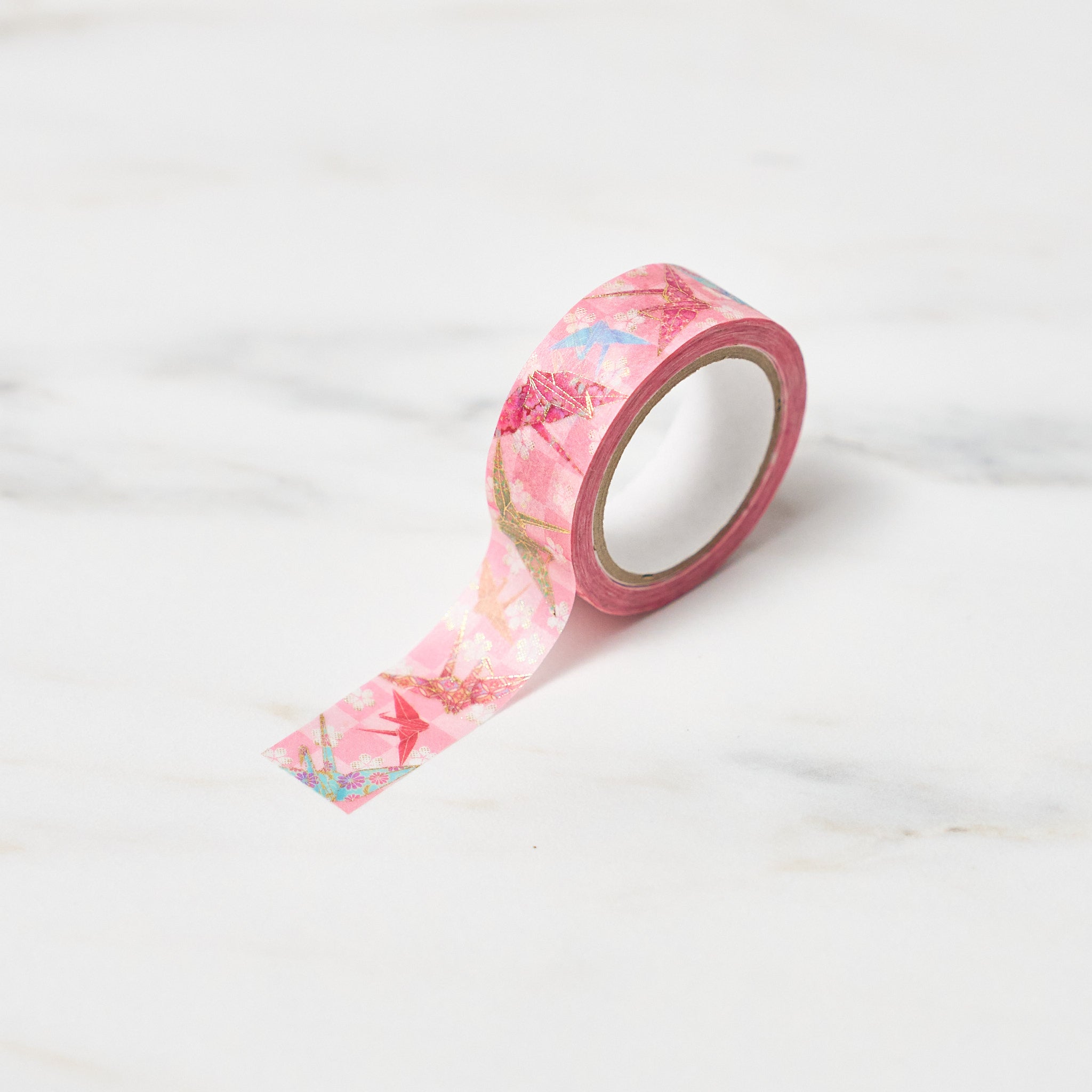 Premium Kimono Beauty Series 1 Foil Masking Tape - Japanese Kamiiso Washi Tape for Scrapbooking, Journaling & DIY Crafts - Perfect for Gift Wrapping, Card Making & Home Decor