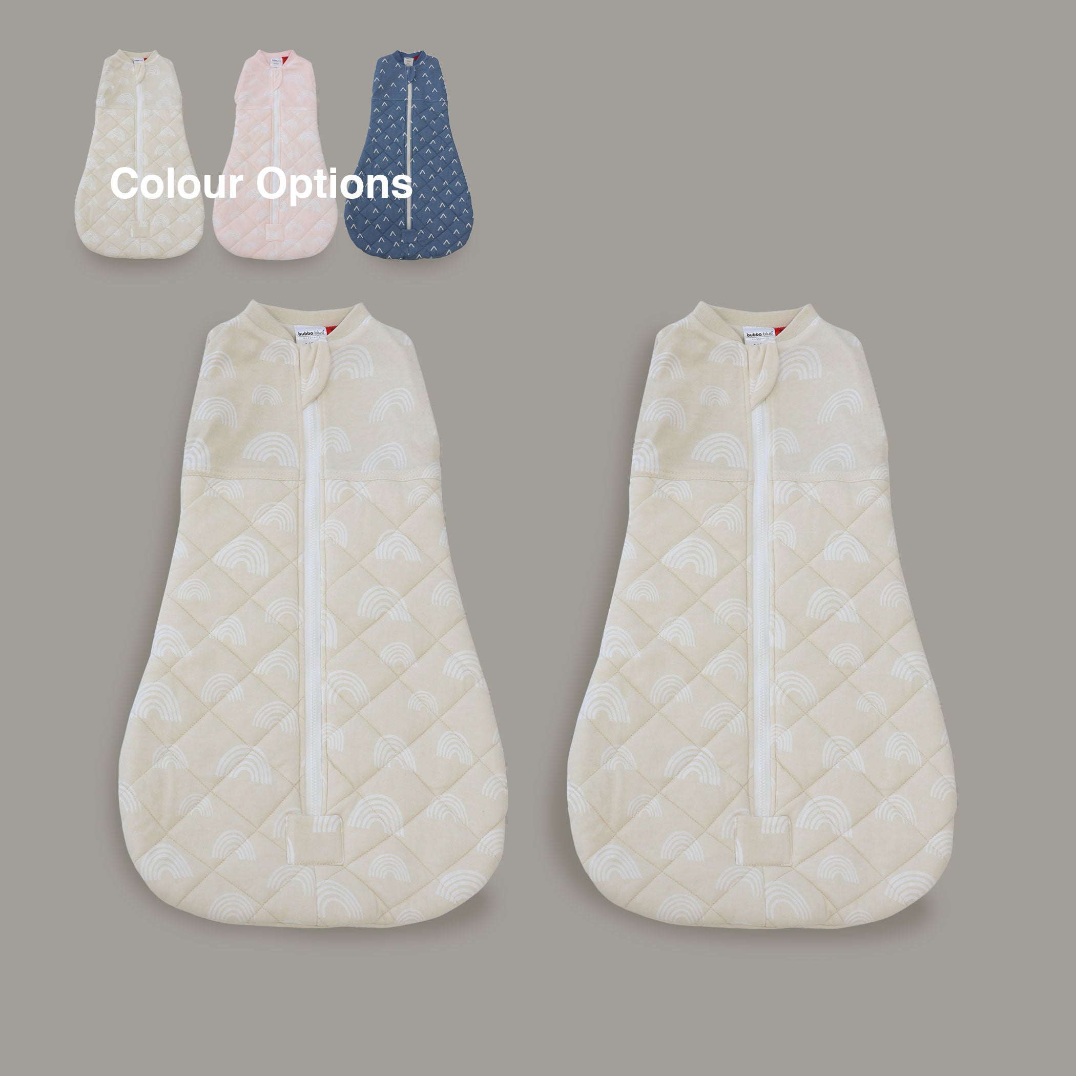 2-Pack Nordic Style 2.5 TOG Baby Swaddle Sleep Sacks - Breathable Cotton Sleeping Bags for Newborn to 9 Months (0-3M & 3-9M) - Perfect for Nursery, Daycare & Travel