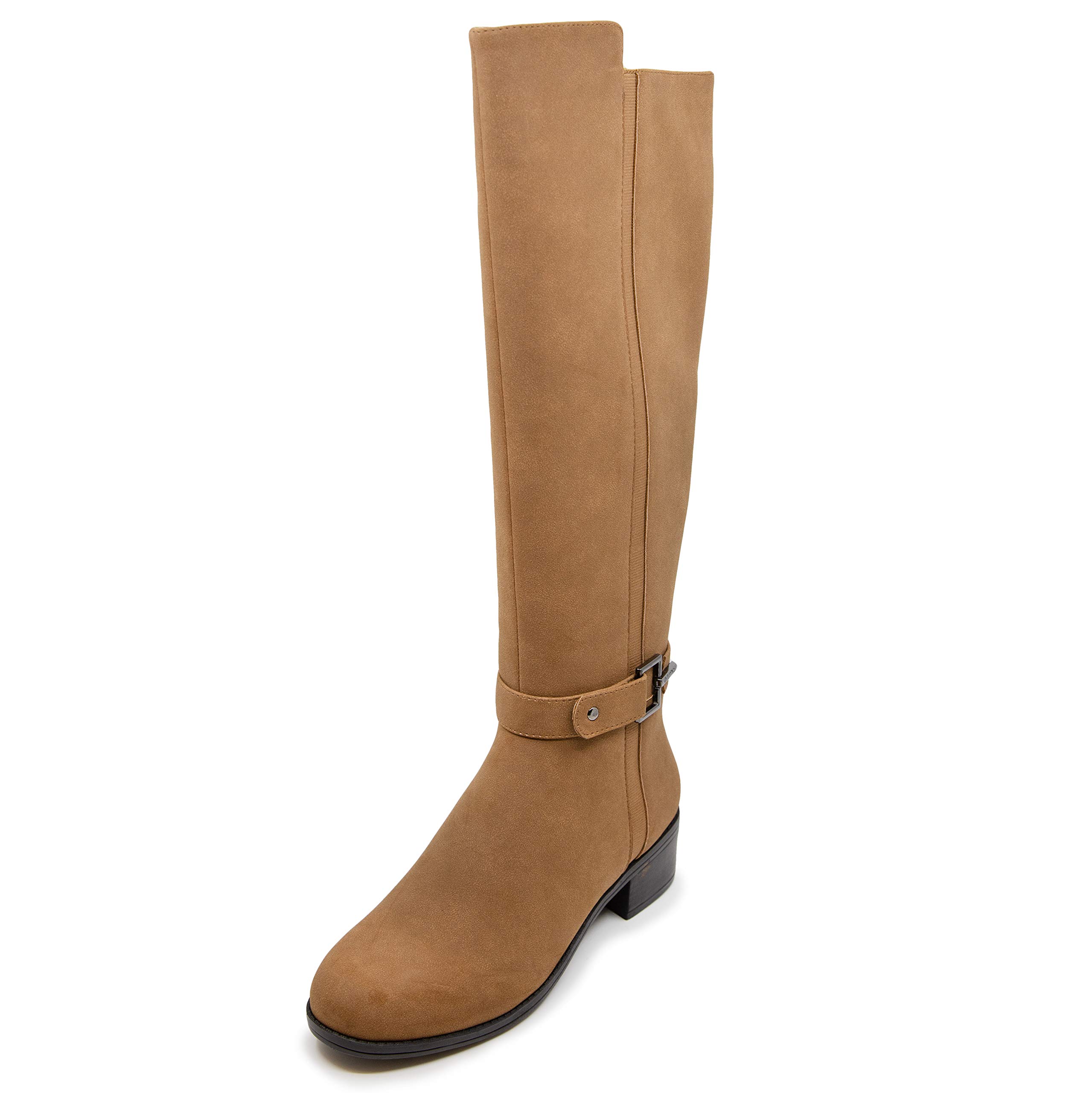 Nautica Women's Knee High Riding Boots - Waterproof Leather Dress Boots for Equestrian, Motorcycle & Winter Fashion