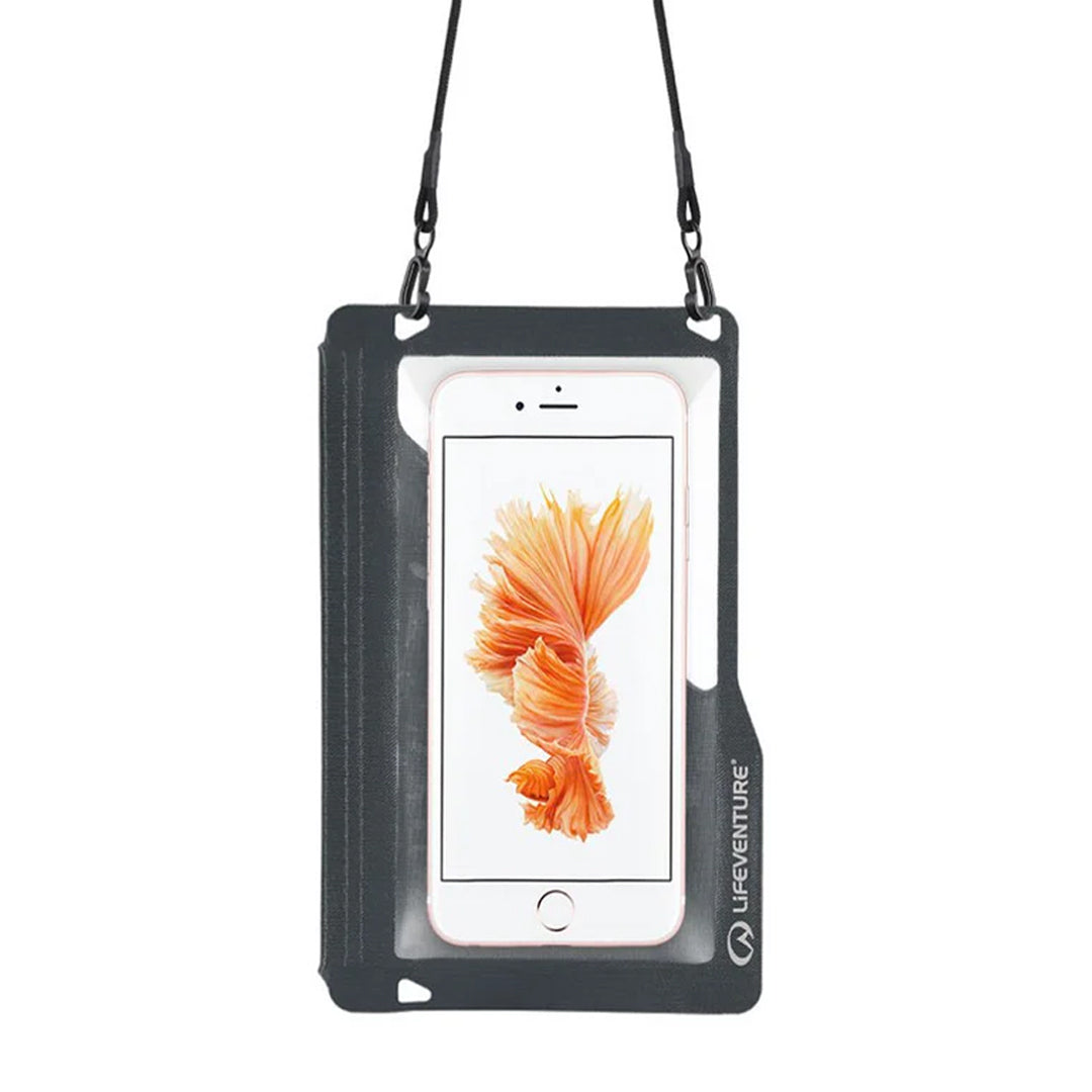 Lifeventure Waterproof Phone Pouch Plus - IPX8 Certified Dry Bag for Swimming, Beach & Outdoor Activities - Universal Waterproof Case for iPhone, Samsung & Smartphones