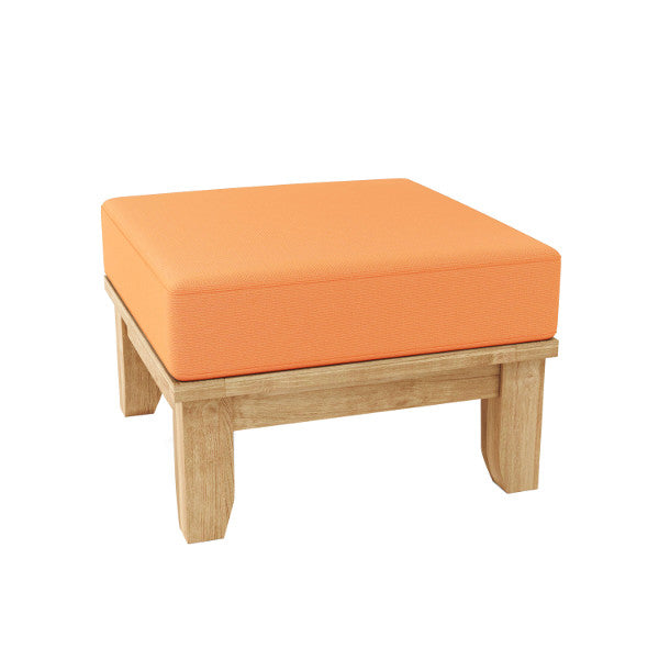 Luxury Deep Seating Ottoman - Premium Upholstered Footrest & Storage Bench for Living Room, Bedroom, or Patio - Perfect for Relaxing, Extra Seating & Home Decor