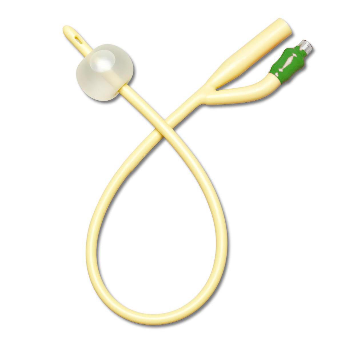 Premium Silicone Elastomer Coated Latex Foley Catheter - Medline Brand - Available in All Sizes for Hospital, Home & Clinical Use