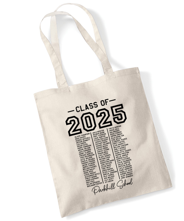 Class Of 2025 Graduation Tote Bag - Durable Canvas School Bag for High School & College Graduates - Perfect for Commencement Ceremony, Campus Life & Everyday Use