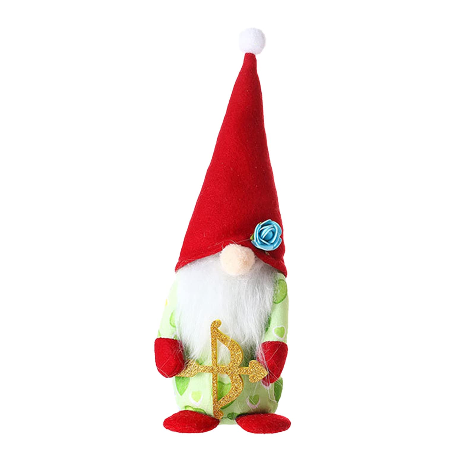 Valentine's Day Rose Gnome Plush Decor - Holiday Gnome Gift, Tier Tray Display, Table Centerpiece for Wedding & Home Decor | Romantic Valentine's Table Setting & Gift Idea