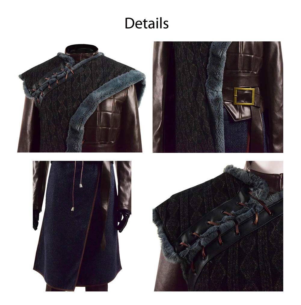Arya Cosplay Costume for Women - Medieval Training Battle Outfit for Halloween, LARP, Comic Con & Cosplay Events | Game of Thrones Inspired Warrior Costume