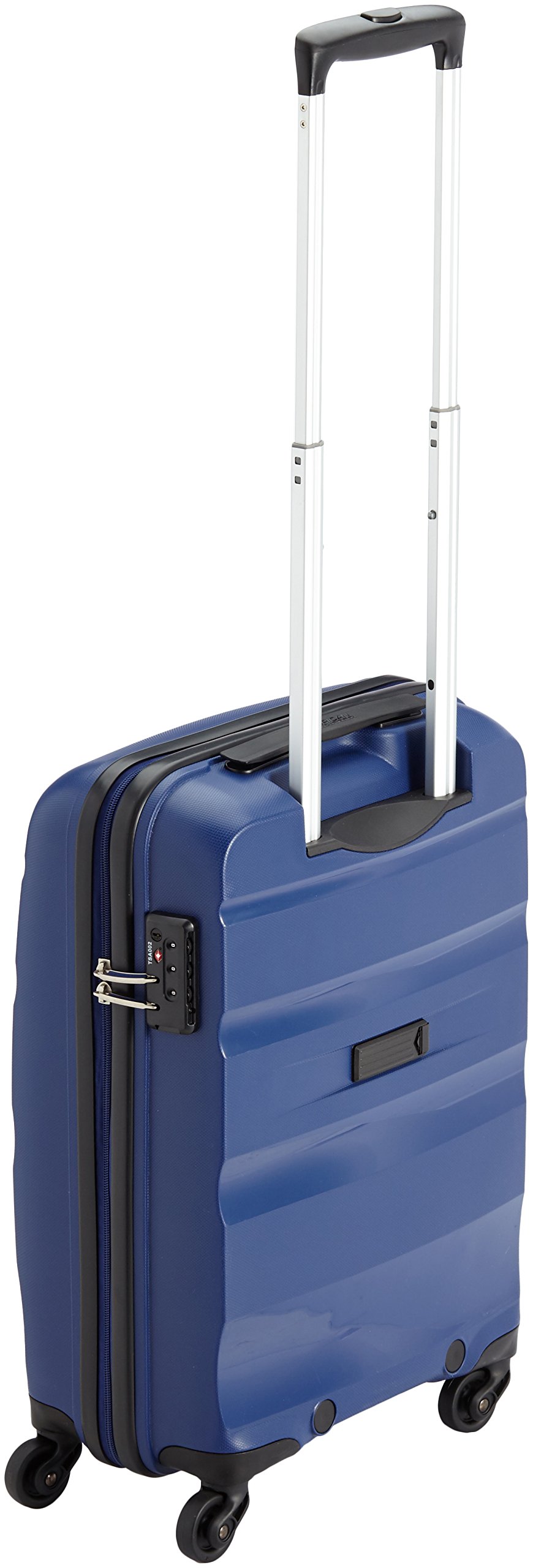 American Tourister Bon Air Spinner Luggage 55cm 31.5L Carry-On Suitcase with 360° Wheels - Midnight Blue for Business Travel & Weekend Getaways