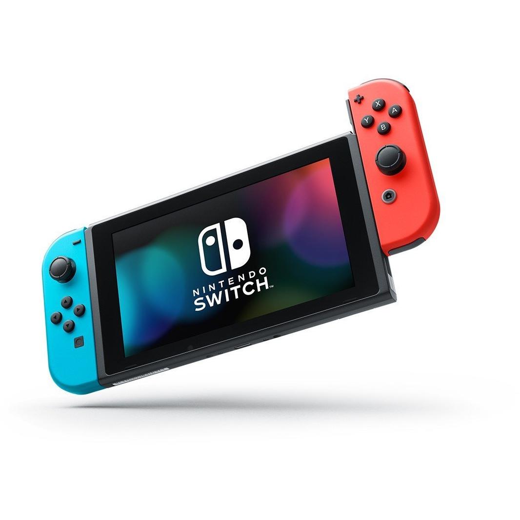 Nintendo Switch Console with Neon Blue and Red Joy-Con - Latest Model (New Packaging) | Portable Gaming System for Home, Travel & Multiplayer Fun