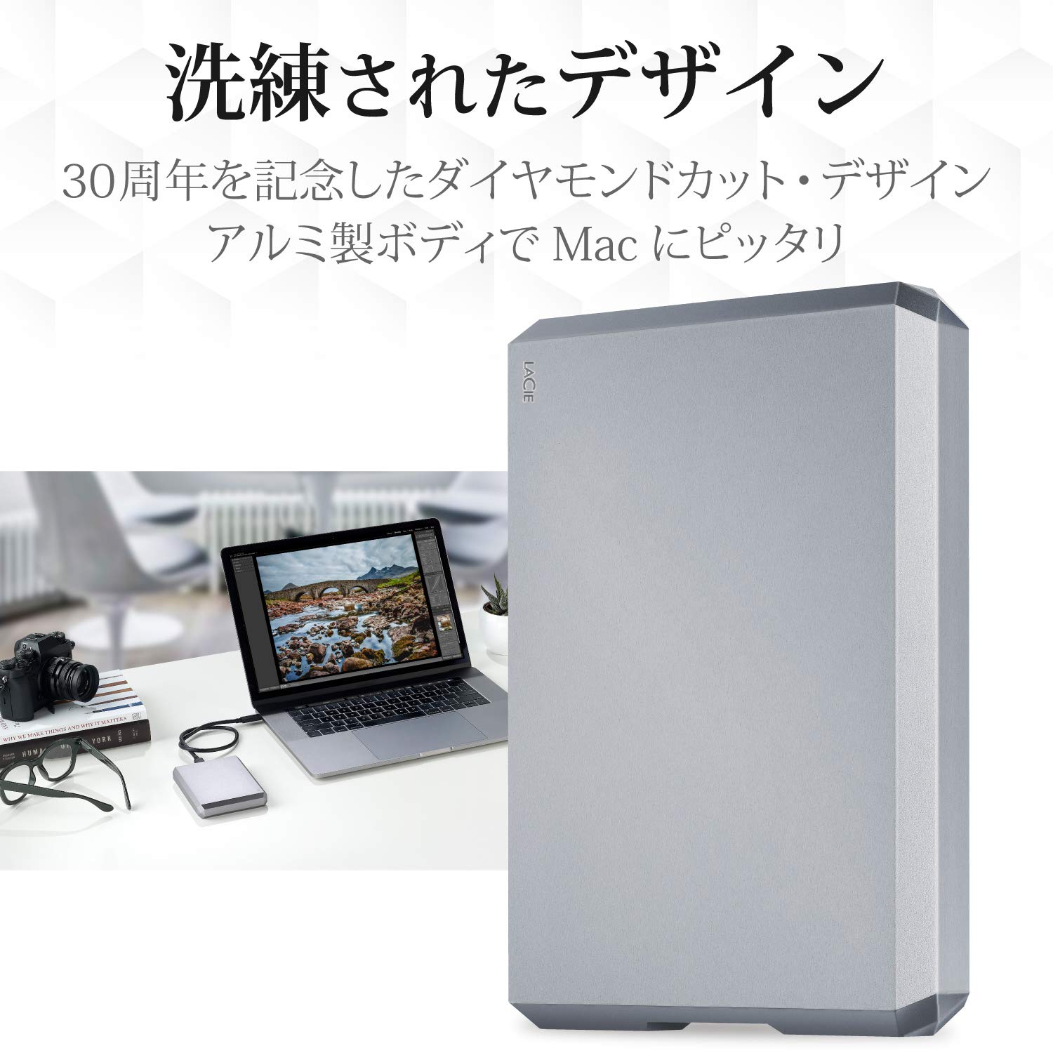 LaCie Mobile Drive 5TB Portable External Hard Drive HDD - USB-C USB 3.0 for Mac & PC, Space Gray | 1 Month Adobe Creative Cloud Included | Perfect for Backup, Storage & Creative Work (STHG5000402)