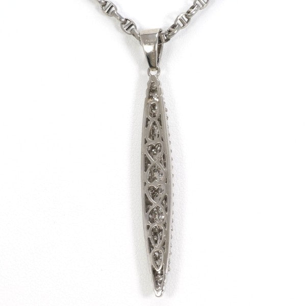 18K White Gold Diamond Necklace for Women - Elegant & Timeless Jewelry Gift for Anniversary, Wedding, Valentine's Day
