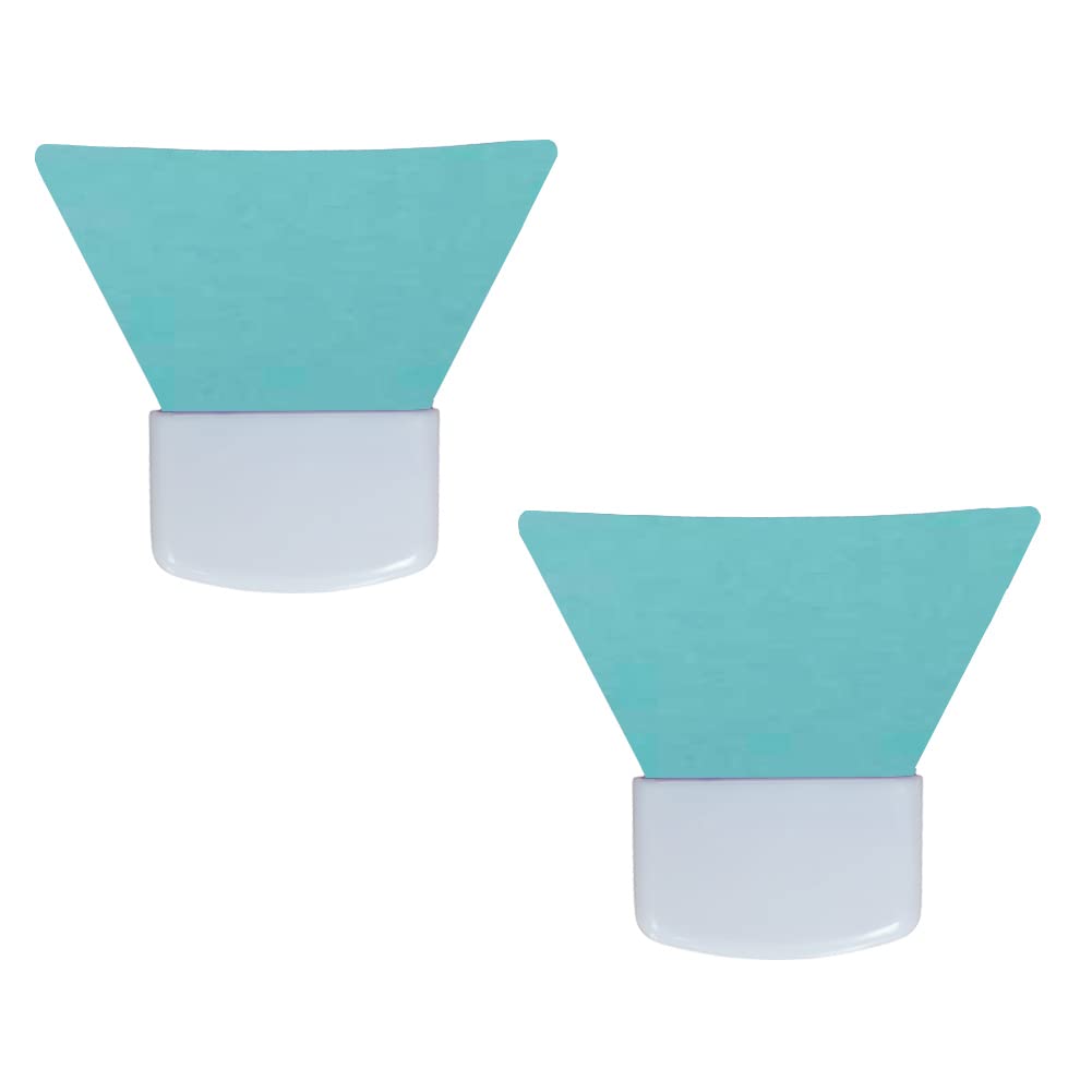 **2-Pack Large Mint Green Silicone Applicators for Sunscreen, Lotion & Skincare – Perfect for SPF, Body Moisturizer & Exfoliating – Spa & Travel Essential**