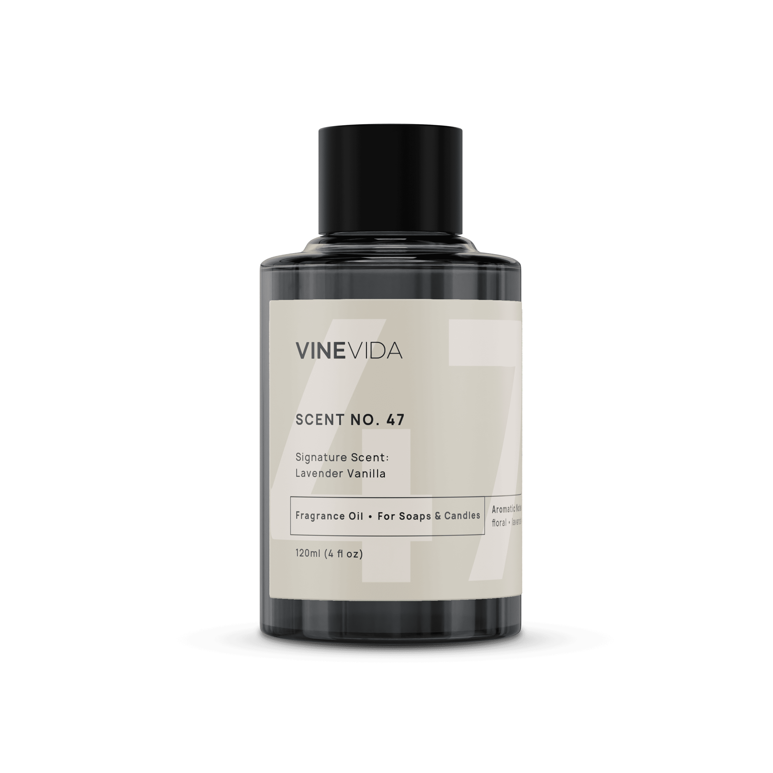 NO. 47 Lavender Vanilla Fragrance Oil for Soap Making & Candle Making - Relaxing Aromatherapy for Home Spa & Bedroom